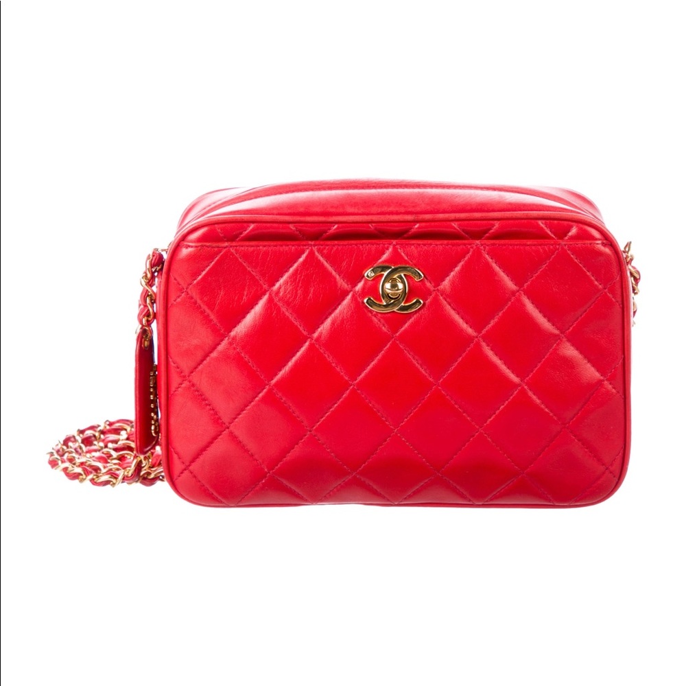 Vintage CC Chanel Camera Bag